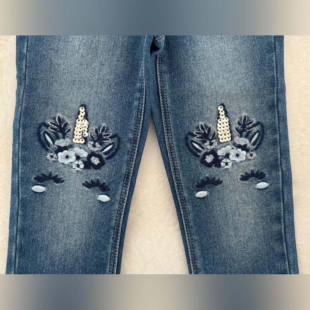 Blue Revival Unicorn Toddler Girls Jeans, Size 3T - NWOT - Picture 3 of 5